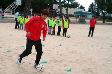 [한눈소식] 홍정호, 서귀포시 도순초등학교서 축구 클리닉