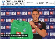 [오피셜] C.팰리스, QPR GK 맥카시 영입 발표...4년 계약