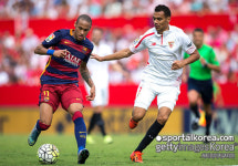 [라리가 7R] ‘골대만 4번’ 바르사, 세비야 원정서 1-2 패배...선두 등극 좌절