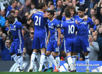 [EPL 8R] 코스타 7호골 첼시, 레스터 3-0 완파... 2연승