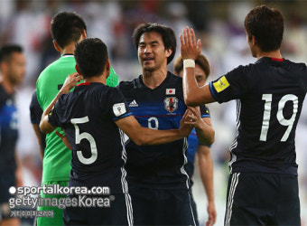 [월드컵 예선] ‘오카자키 1골 1도움’ 일본, 태국 4-0 완파...B조 선두
