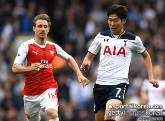 [EPL 35R] '알리-케인 골' 토트넘, 아스널에 2-0 승...손흥민 79분 소화