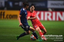 [E-1 챔피언십] '잘 따라붙었는데' 한국 여자축구, 일본에 2-3 패배