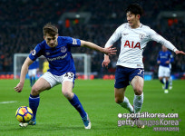 [EPL 23R] 손흥민 날았다! 토트넘 홈 최다 연속골...에버턴 4-0 대파