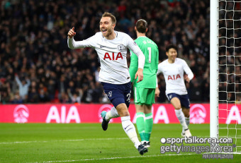 [EPL 25R] ‘에릭센 11초골’ 토트넘, 맨유에 2-0 완승… 손흥민 80분 출전