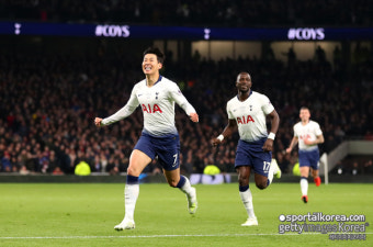 [EPL 32R] '17호골' 손흥민, 토트넘 역사 썼다…홈 개장경기 승리 축포