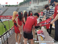 [현장 스케치] 경남의 239일 간 기다림, 팬 맞은 창원축구센터 활기 그 자체