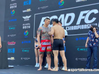 [ROAD FC 058] 김재훈 147kg, 금광산 102kg… 황인수-오일학 등 전원 계체 통과