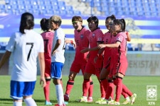 한국 女 대표팀, 우즈베키스탄 4-0 완파... ‘2연승+아시안컵 본선’
