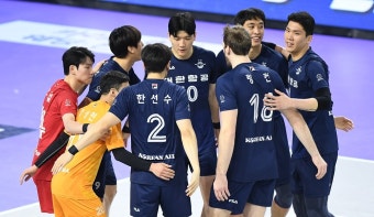 [챔결 현장리뷰] 대한항공 기선제압 성공, KB손해보험에 3-1 역전승… 우승까지 1승
