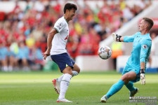 [EPL 4R] ‘손흥민 선발+케인 선제골’ 토트넘, 노팅엄 원정에서 1-0 리드(전반 종료)