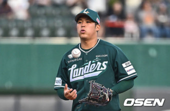 '복귀 임박' 엘리아스, 상무전 4이닝 무실점 쾌투...SSG, 시라카와냐 엘리아스냐 그것이 문제로다
