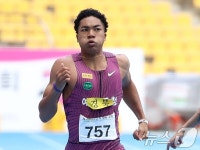 100m·200m·400m 사흘 연속 금빛 질주! '한국 육상의 희망' 나마디 조엘진, 이제는 아시안게임 정조준 