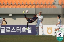 [K리그2 4R] 장군멍군 안산 리마 선제골→충북청주 가르시아 곧장 동점골, 치열한 접전 끝 1-1 무승부