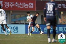 [K리그2 4R] 장군멍군 안산 리마 선제골→충북청주 가르시아 곧장 동점골, 치열한 접전 끝 1-1 무승부