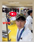 '전역모 세레머니 논란' 대표팀 막내 박승수...