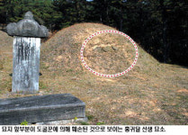 홍귀달 선생 묘소 도굴