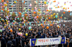 [쿠키 포토] ‘수능대박 기원’ 풍선 날리기