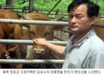 청풍명월 한우 명인상 수상