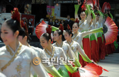 꽃의 전설 화려한 부채춤