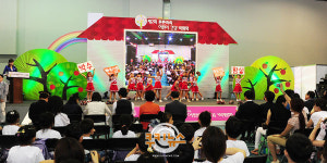 [쿠키 포토] 서교초등학교 치어리더들, 어린이 건강박람회 축하해요!