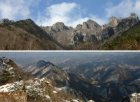 ‘설경 으뜸’ 전북 완주 대둔산