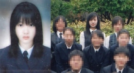 한소영, 교복 사진 공개