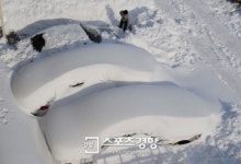 강원도 ‘눈폭탄’, 초중고 휴교 졸업식도 연기