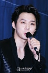 [SK포토]‘쇼케이스’ 진지하게 발언하는 JYJ 유천