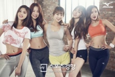 대세 걸그룹 EXID, 스포츠 브랜드 광고모델 발탁…탄력있는 몸매 화보