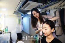 [스포츠경향 포토]‘나와 할아버지’ 분장 체험