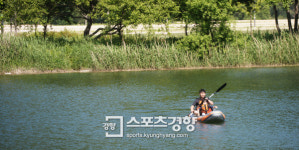 [스포츠경향 포토]‘2015 봄 코카프’ 자라섬에서 즐기는 카약 체험