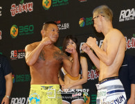 [스포츠경향 포토]‘로드FC024 in Japan 계체량’ 히로카쥬 콘노 선수의 매서운 눈빛