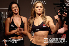 [UFC190] 론다 로우지, 강 펀치로 1라운드 KO승…6차 방어 성공