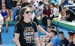 [스포츠경향 포토]‘2015 리복 코치스 스로우다운 현장’ 크로스핏 스타의 ‘함박 웃음’