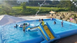 양평 와이글램핑 펜션, 수영장 개장