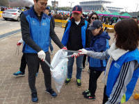 신한은행 ‘영포스’ 봄맞이 마라톤 자원봉사