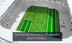 토트넘, 세계 최초 이동식 천연잔디 축구장 신축