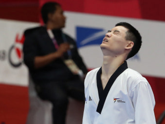 강민성, 태권도 품새 남자 개인전 금메달 [아시안게임]