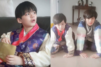 류진 아들 찬형·찬호 형제, 폭풍성장한 근황 공개 “우월한 비주얼”