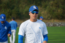 삼성 양창섭, 팔꿈치 부상으로 조기 귀국…