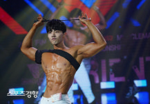 2019 머슬마니아 이성민, 잘록한 허리 라인 [스경포토]