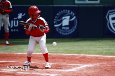 [파주시장기 봄날야구] 파주리틀 최민혁, 그냥 지나가줘 [스경포토]