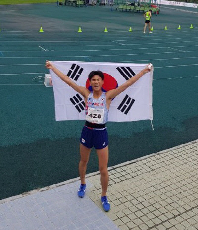 국군체육부대 소속 이재웅 선수, 2025 아시아육상경기선수권대회서 남자 1500m 은메달 획득