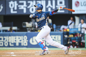 [스경X히어로] 사자에 약했던 NC 김성욱, 2홈런 3안타 설욕 “연습 때 스윙대로”
