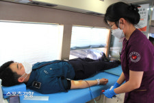서울지방경찰청 제3기동단, 한마음혈액원과 코로나19 극복 릴레이 헌혈 진행