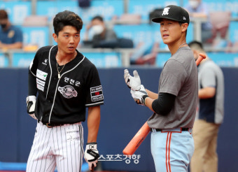 “아버지는 힘, 나는 스피드”…김기태·심정수의 아들, KBO리그 문 두드렸다 [스경X현장]