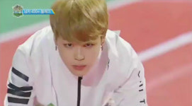 방탄소년단 지민, 아육대 계주 3연패 1위 ‘떡잎부터 만능돌’