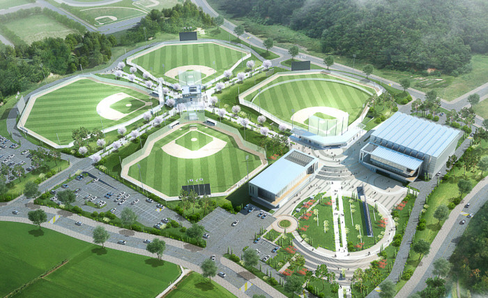 KBO, 기장 KBO 야구센터 관련 시설 추진 및 완공 상황 공개