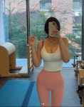 쮸리의 첫 당구 도전
